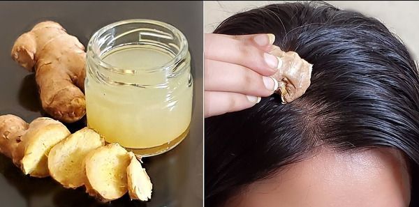 Gừng tác động đến tóc và da đầu như thế nào