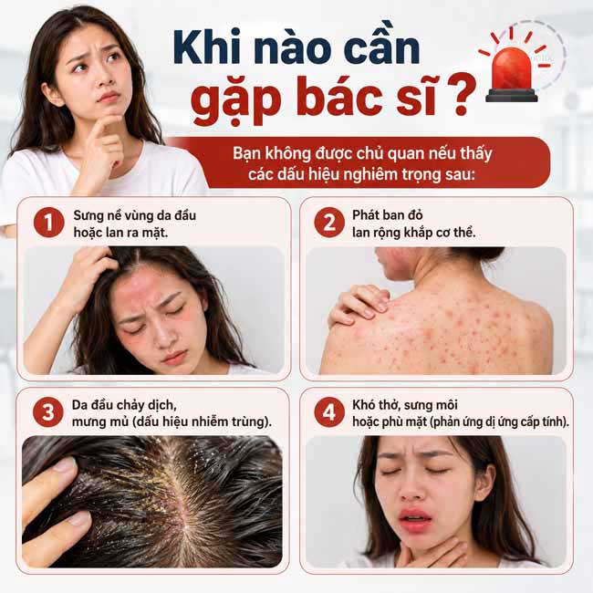 Khi nào cần gặp bác sĩ ?